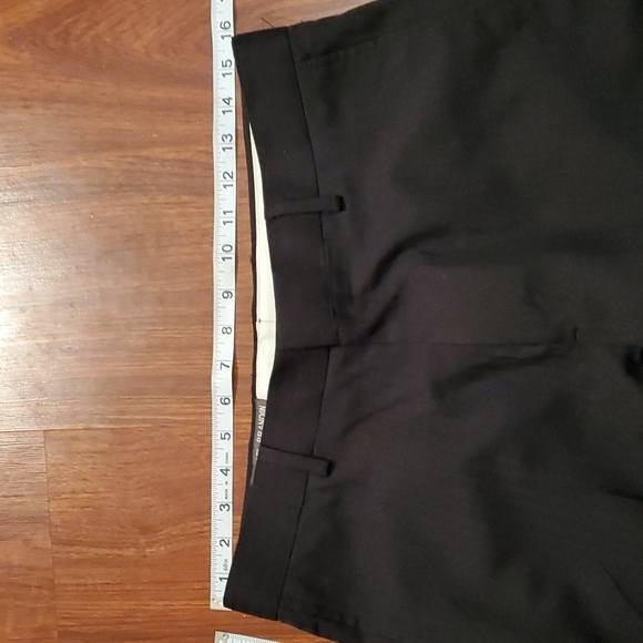 Michael Brandon Slacks Mens pants slim fit slacks size 32 L30 black Stripe print - Picture 2 of 12